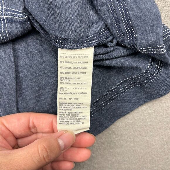 Abercrombie and Fitch Y2K Long V-Neck Tunic T-Shirt 3/4 Sleeves Moose - Picture 7 of 10